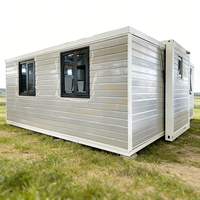 Mini-maison conteneur de 20 pieds de haute qualité, 3 chambres, préfabriquée, fabriquée en Chine, abri de jardin