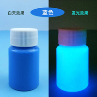 Pigment Fluorescent UV de haute qualité lueur néon foncé acrylique fluide Violence ours toile verre disponible tailles 30ML/60ML/120ML