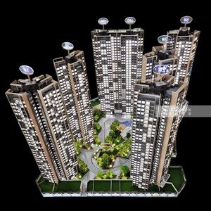 Modèle de bâtiment immobilier haut de gamme personnalisé, modèle de bâtiment résidentiel, conception et production de maquettes à l'échelle, service tout-en-un - Product Image 5