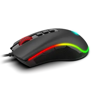 Redragon M711 كوبرا الأبيض الألعاب ماوس مع 16.8 مليون RGB اللون الخلفية 10,000 ديسيبل متوحد الخواص قابل للتعديل ، مريحة قبضة