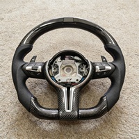 Volant en carbone pour BMW F01 F10 F20 F22 F25 F30 F31 F32 F33 F34 F36 E70 E81 E82 E90 E91 E92 F15 Volant LED
