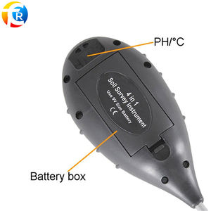 1 में 4 डिजिटल एलसीडी तापमान नमी सूरज की रोशनी पीएच बगीचे मिट्टी परीक्षक मीटर - Product Image 6