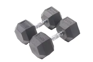 Wholesale High Quality Adjustable Dumbbell Gym Weights Rubber Hex Dumbbells Weights Set