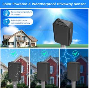 Sistema di Allarme Portatile Fai-da-te in ABS con Alimentazione Solare/a Batteria, Rilevamento Movimento Veicoli (Solo Auto) - Product Image 6