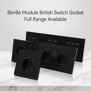 Interruttore a Muro Modulare Standard Britannico 1, 2 o <span class=keywords><strong>3</strong></span> <span class=keywords><strong>Gang</strong></span>, Pulsante, Pannello Ignifugo in PC, Controllo Singolo Bidirezionale - Product Image 5
