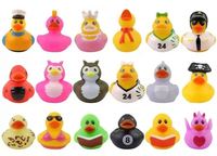 Canard de bain pour bébé, support de douche pour tout-petit, canard de bain jaune en plastique, canard en caoutchouc pour le plaisir du bain