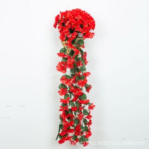 Plante artificielle violette en forme d'araignée, guirlande murale, fleur en plastique, fausse fleur en soie, décoration de mariage, décoration intérieure et extérieure - Product Image 3