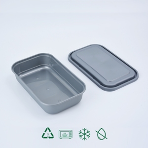 Bán buôn tùy chỉnh in Bento takeout nhựa hộp thực phẩm tiêm hình chữ nhật tái sử dụng dùng một lần ăn trưa lấy đi container - Product Image 3