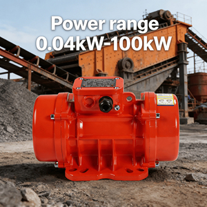 Moteurs électriques vibrants industriels 230V, moteur de tambour 12V CC 10A sans balais 18V avec trémie, pièces de machines de construction pour briqueterie - Product Image 1