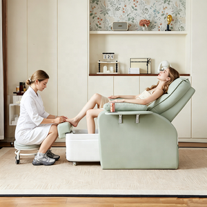Silla de Spa para Pies Económica, Silla de Manicura y Pedicura Moderna y Lujosa, Silla Multifuncional para Salón de Belleza - Product Image 3