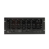 Console Table de Mixage DJ USB C3 Professionnelle 4 Canaux Contrôleur Audio Intégré Carte Son pour Scène Studio Performance Live
