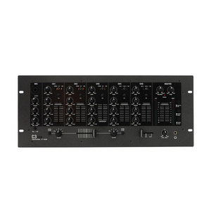 Mezcladora de DJ Profesional C3 con USB de 4 Canales, Controlador de Audio con Tarjeta de Sonido Integrada <span class=keywords><strong>para</strong></span> Escenario, Estudio y Actuaciones en Vivo - Product Image 6