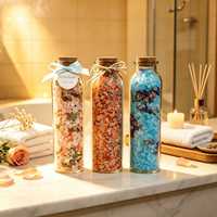 Brinelume – Sel de Bain Cristallin de l'Himalaya en Gros, Sel d'Epsom Naturel, Sel de Mer, Parfum Coco Rose, Bain Relaxant à Domicile, Cadeau Corporel, Marque Privée