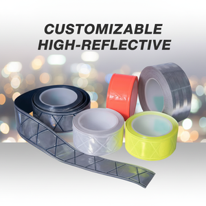 <span class=keywords><strong>Bande</strong></span> réfléchissante fluorescente en PVC jaune haute lumière <span class=keywords><strong>bande</strong></span> réfléchissante en vinyle pour panneau de signalisation et réflecteur de gilet de sécurité - Product Image 1