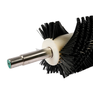 Brosse à <span class=keywords><strong>peinture</strong></span> en nylon de qualité industrielle pour le nettoyage des cheminées et des conduites d'air, longueur des poils de 4 pouces, noire - Product Image 5