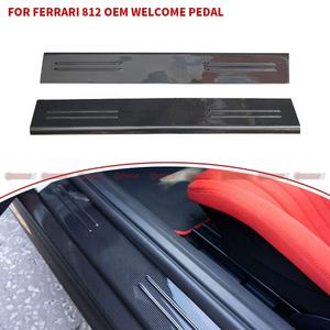 Pièces automobiles de haute qualité en fibre de carbone sèche de style OEM, seuil de porte pour Ferrari 812 GTS - Product Image 4