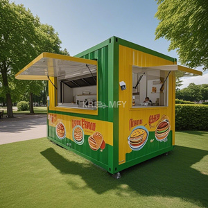 Cafetería en Contenedor Personalizada con Paredes de Cristal 2025 en Venta, Bar en Contenedor, Cafetería - Product Image 4