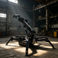 Guindaste Aranha Mini Telescópico RST L-617 de 3-16 Toneladas com Rotação 360 Graus e Controle Remoto