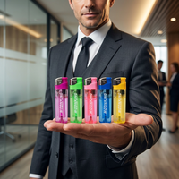Briquet à gaz jetable ou rechargeable Isquerios Encendedores Briquit Akmak Cakmak Briquet personnalisé
