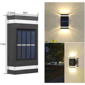 ไฟติดผนังภายนอกอลูมิเนียมกันน้ำ IP65 ยี่ห้อ Alecter LED Solar พร้อมแผงโซลาร์เซลล์แบบโมโนคริสตัลไลน์ 3 โหมดตรวจจับความเคลื่อนไหว ใช้งานได้ 12 ชั่วโมง แสงวอร์มไวท์ 3500K - Product Image 1