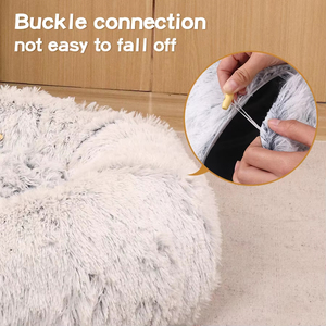 Túnel para Gatos de Peluche Multifuncional 2025, con Cama, Apto para Juguetes de Gatos de Interior, Cálido, Plegable, Cama Túnel para Gatos - Product Image 3