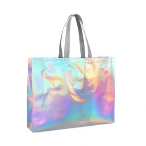 Wholesale Custom Gold and Silver Folding Non-woven Handbag Non-woven <b>Bag</b> Laser <b>Gift</b> <b>Bags</b> Promotion <b>Gift</b> <b>Bag</b> - Product Image 1