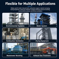 Premium Verpackungsmaschine Luftversorgung Kompakter Direktantrieb Hochdruck Vibrationsarmer Zentrifugalventilator Industrielles Luftgebläse