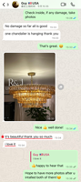 Lámpara de Araña de Cristal de Lujo, Color Ámbar Ahumado, Soplada a Mano, para Sala de Estar, Techo de Cobre, Moderna, LED, Garantía de 3 Años