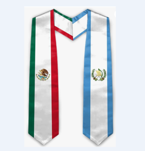 Puerto Rico dominican cờ lấy trộm lớp 2025 hỗn hợp quốc gia cờ tốt nghiệp Sash unisex dành cho người lớn Quà Tặng 72 "dài - Product Image 4