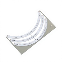 Carte de circuit imprimé rétroéclairée par LED CEM-1 personnalisée, à trois bandes en arc, pour l'éclairage