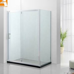 Cabina <span class=keywords><strong>de</strong></span> <span class=keywords><strong>ducha</strong></span> <span class=keywords><strong>de</strong></span> puerta <span class=keywords><strong>de</strong></span> pivote lateral en forma <span class=keywords><strong>de</strong></span> L, Panel <span class=keywords><strong>de</strong></span> pantalla <span class=keywords><strong>de</strong></span> vidrio <span class=keywords><strong>de</strong></span> 2 lados <span class=keywords><strong>de</strong></span> diseño Simple para baño y <span class=keywords><strong>ducha</strong></span> - Product Image 1