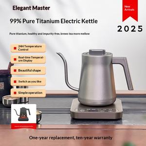 Bollitore Elettrico Professionale per Caffè e Latte, con Temperatura Costante, Isolamento Termico, Beccuccio Fine per Infusione, Teiera con Garanzia - Product Image 2