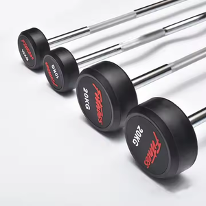 <span class=keywords><strong>Barra</strong></span> de Pesas Resistente, <span class=keywords><strong>Barra</strong></span> Redonda de Goma <span class=keywords><strong>Fija</strong></span>, Mancuernas Ajustables de 40 kg, Ejercicio Físico Integral - Product Image 4