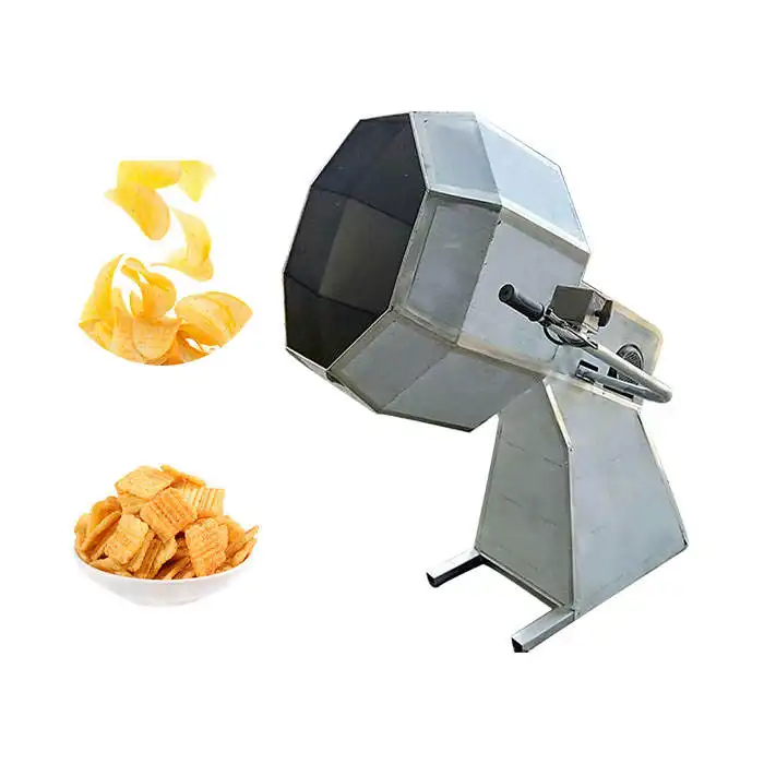 ピーナッツ調味料混合機ナッツ砂糖キャラメル調味料コーティング機スナックフードドラム調味料機