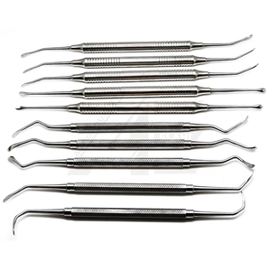 Elevador de senos nasales 10 piezas Elevadores de osteótomos de implantes óseos Limpieza y llenado de doble extremo Instrumentos de acero inoxidable - Product Image 2