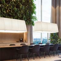 Lampe suspendue carrée en fer forgé pour comptoir, hauteur réglable, style japonais et nordique, idéale pour tables de salle à manger et cafés