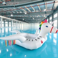 Yuetong Grosir Unicorn Towable Tube Mainan Olahraga Air Cocok untuk Bisnis Hiburan Laut dan Danau