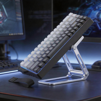 Manufacturer Stock Latest Hot Seller Compact Mechanical Keyboard K68 Side-Engraved Gradient Black Wireless Gaming Keyboard