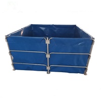 Réservoir en plastique PVC haute densité pour l'élevage de poissons et de crevettes, longue durée de vie