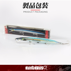 Leurre de <span class=keywords><strong>pêche</strong></span> dur flottant Minnow 208 mm 33 g, style nageur, 10 couleurs, leurres artificiels bioniques avec hameçons - Product Image 6