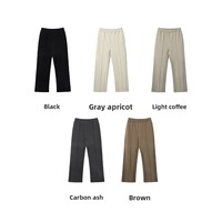 Nouveau pantalon de survêtement pour homme 365G en micro-velours, avec cordon de serrage, taille mi-haute, coupe ample, style décontracté urbain, pantalon droit en velours