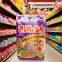 Emballages personnalisés pour aliments de Pâques, bonbons gélifiés, barbe à papa, sachets à fermeture éclair en aluminium, emballages en plastique PE PET, sacs en mylar pour sucreries