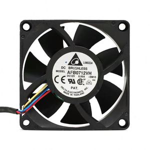 Ventilateur de refroidissement à grand volume d'air Delta Delta AFB0712VH 7025 12V 0.56A 7CM 4 lignes de contrôle de température. Delta Delta AFB0712VH 7025 - Product Image 1