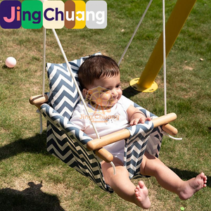 Balançoire suspendue pour bébé et enfant, usage intérieur et extérieur, avec fonction d'éveil et de glisse, type berceau ou panier suspendu, pour la maison - Product Image 2