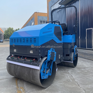 Khí nén đường lăn Máy Đầm Mini đường lăn nhựa đường cao su lốp Bánh xe lăn cho đường lát - Product Image 4