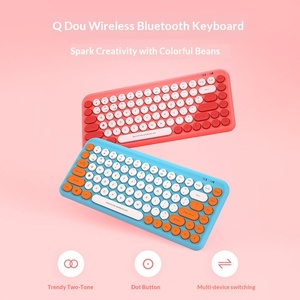 คีย์บอร์ดเกมมิ่ง<span class=keywords><strong>ไร้</strong></span><span class=keywords><strong>สาย</strong></span> Adol รุ่นใหม่ ดีไซน์ตามหลักสรีรศาสตร์ แบบไม่ใช้กลไก 84 ปุ่ม เงียบ สำหรับคอมพิวเตอร์ ไอแพด และแท็บเล็ต ใช้ในสำนักงาน - Product Image 1