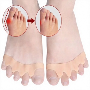 Soft Gel Toe Corrector Separator Adjustable Toe Straightener Foot Care <b>Tool</b> for Daily Wear - Product Image 2