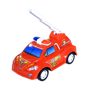 Camión de Bomberos de Juguete para Niños con Escalera, Accionamiento por Fricción, Vehículo de Emergencia, Empaquetado en Malla - Product Image 1