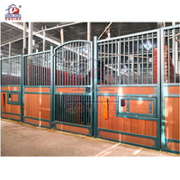 Kits de box pour chevaux bon marché panneaux d'écurie pour box pour chevaux barre de porte pour box panneaux avant avec porte à charnières