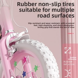 Nuova Bicicletta per Bambine 3-8 Anni 12/16/18/20 Pollici Bici per Studentesse con Rotelle - Product Image 3